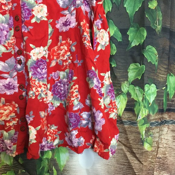 KIMCHI BLUE Dresses & Skirts - 🏖Floral Button Down Skirt, Casual, Flowy, Comfy